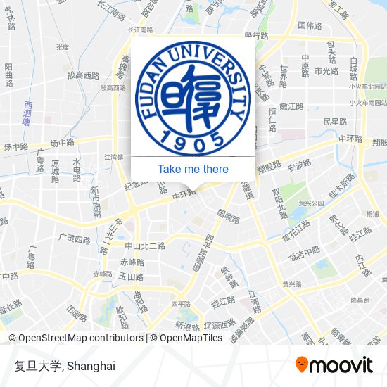 复旦大学 map