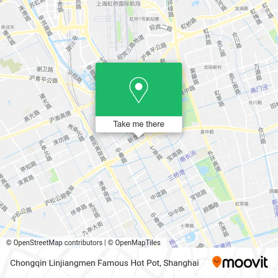 Chongqin Linjiangmen Famous Hot Pot map