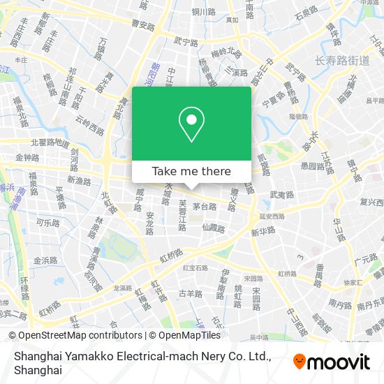 Shanghai Yamakko Electrical-mach Nery Co. Ltd. map