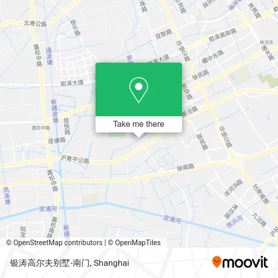 银涛高尔夫别墅-南门 map