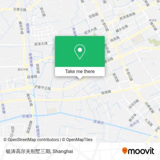 银涛高尔夫别墅三期 map