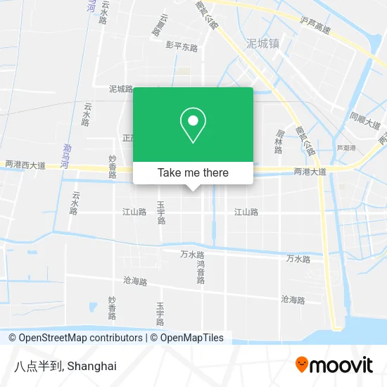 八点半到 map