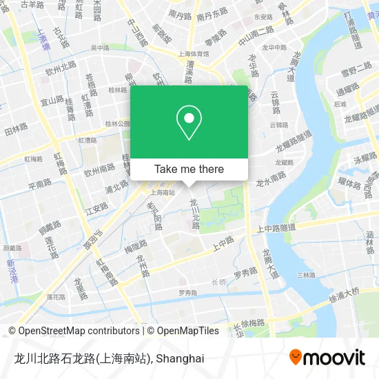 龙川北路石龙路(上海南站) map