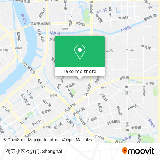 荷五小区-北1门 map