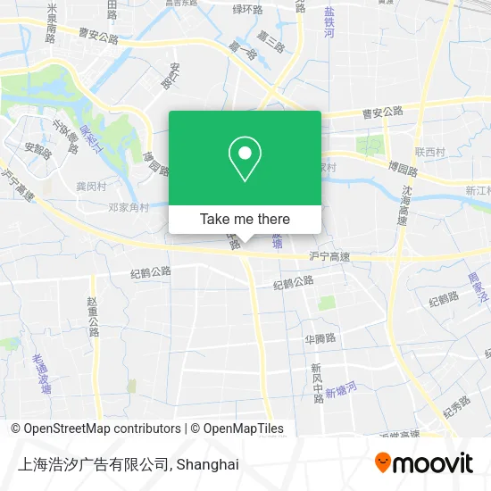 上海浩汐广告有限公司 map