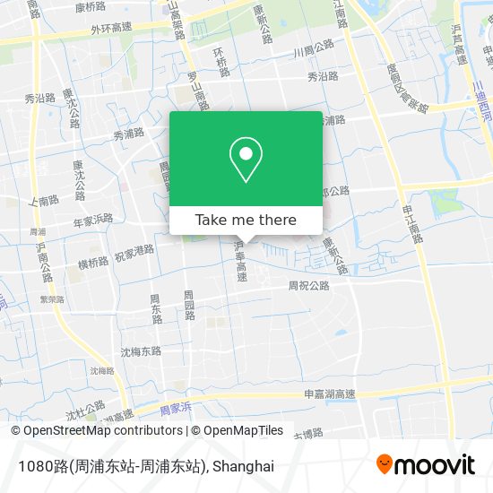1080路(周浦东站-周浦东站) map