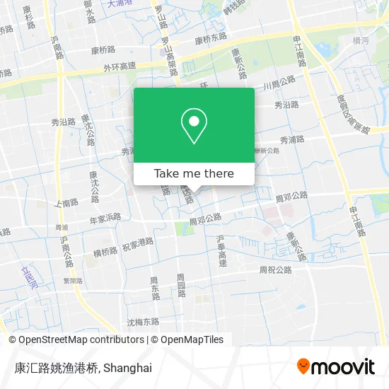 康汇路姚渔港桥 map