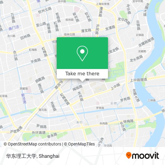 华东理工大学 map