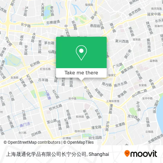 上海晟通化学品有限公司长宁分公司 map