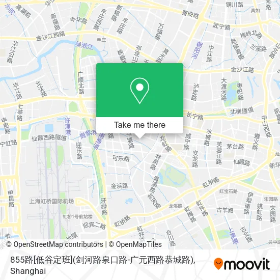 855路[低谷定班](剑河路泉口路-广元西路恭城路) map