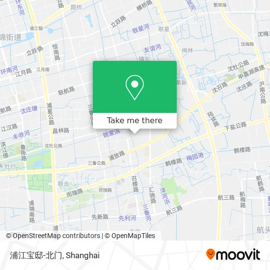 浦江宝邸-北门 map