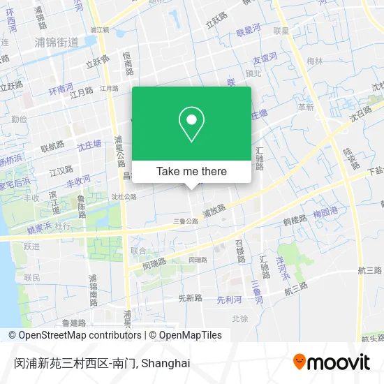 闵浦新苑三村西区-南门 map