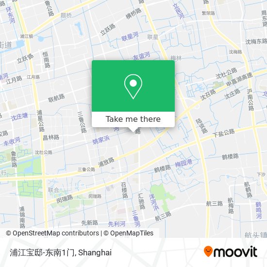 浦江宝邸-东南1门 map