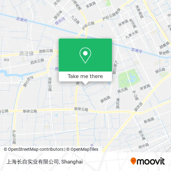 上海长自实业有限公司 map