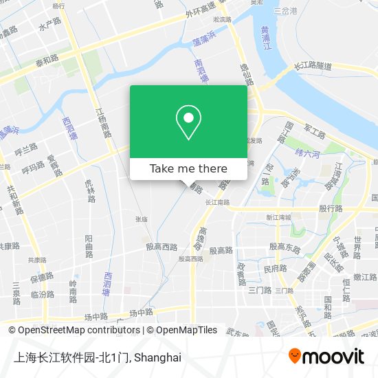 上海长江软件园-北1门 map