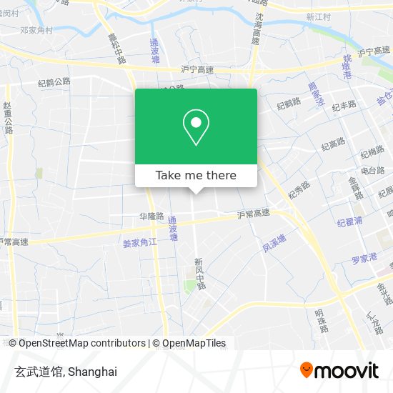 玄武道馆 map