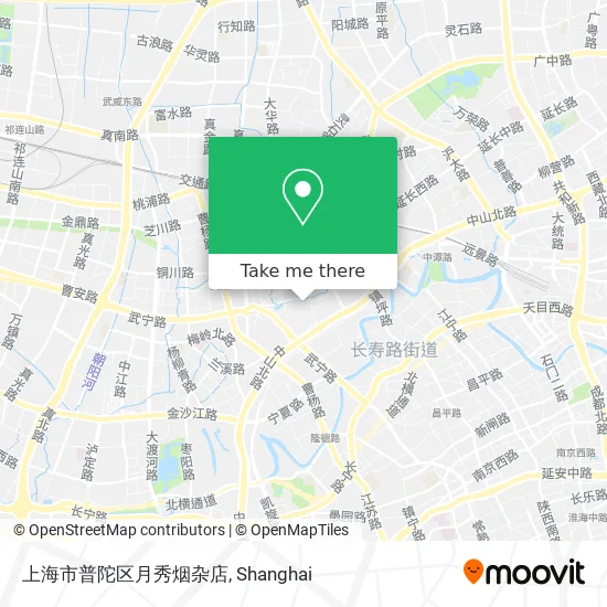 上海市普陀区月秀烟杂店 map