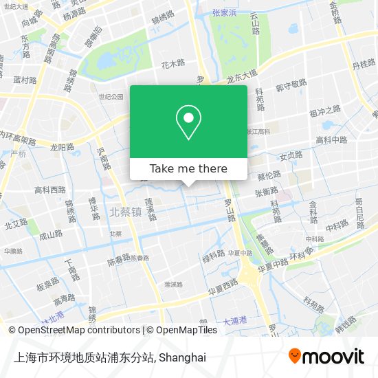 上海市环境地质站浦东分站 map