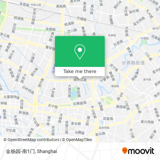 金杨园-南1门 map