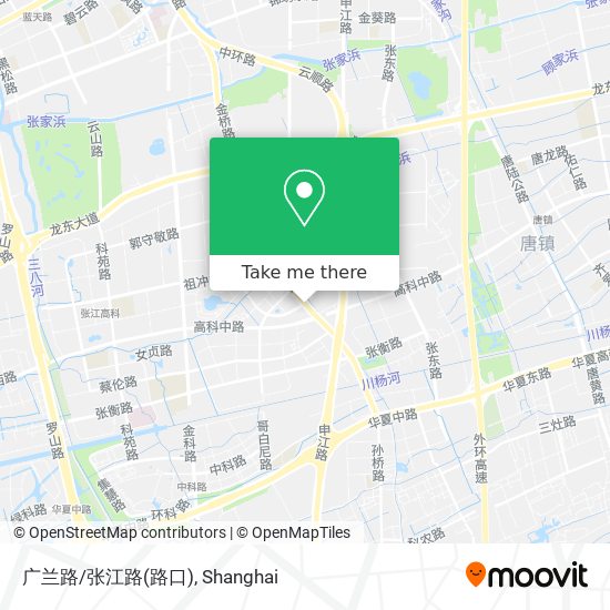 广兰路/张江路(路口) map