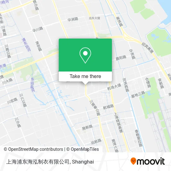 上海浦东海泓制衣有限公司 map