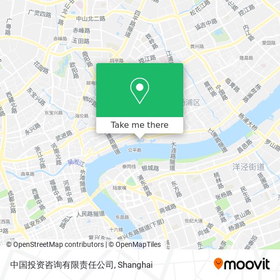 中国投资咨询有限责任公司 map