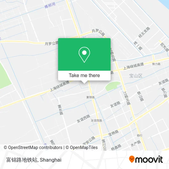 富锦路地铁站 map