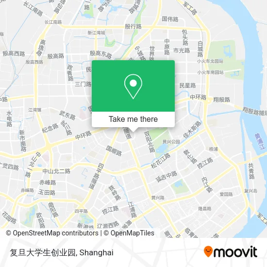 复旦大学生创业园 map
