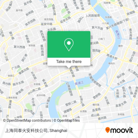 上海同泰火安科技公司 map