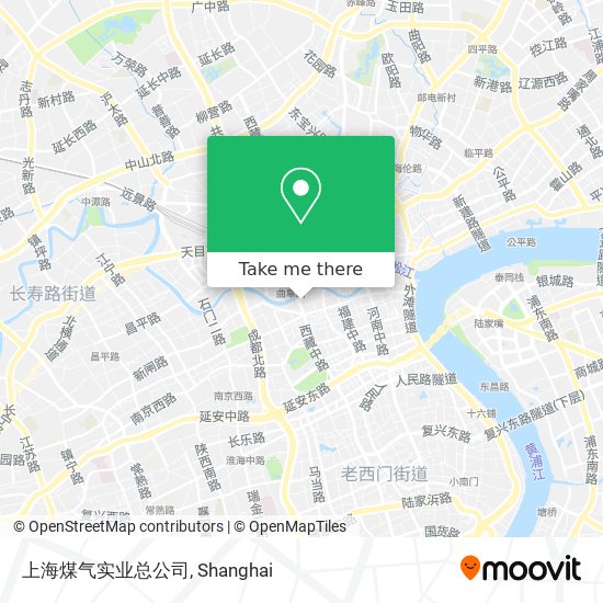 上海煤气实业总公司 map