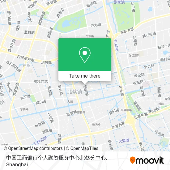 中国工商银行个人融资服务中心北蔡分中心 map