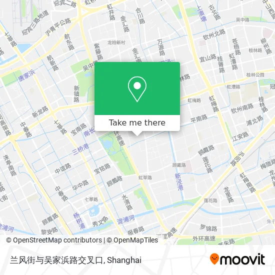 兰风街与吴家浜路交叉口 map
