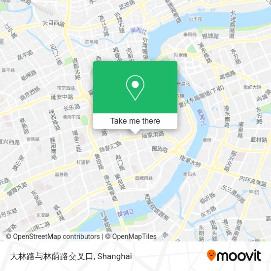 大林路与林荫路交叉口 map