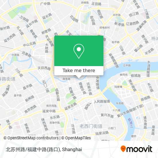 北苏州路/福建中路(路口) map