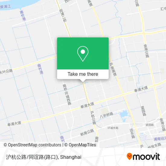 沪杭公路/同谊路(路口) map