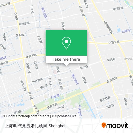 上海i时代潮流婚礼顾问 map