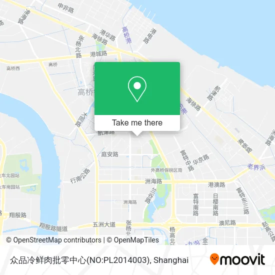 众品冷鲜肉批零中心(NO:PL2014003) map