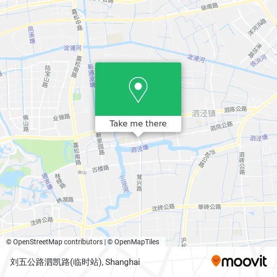 刘五公路泗凯路(临时站) map