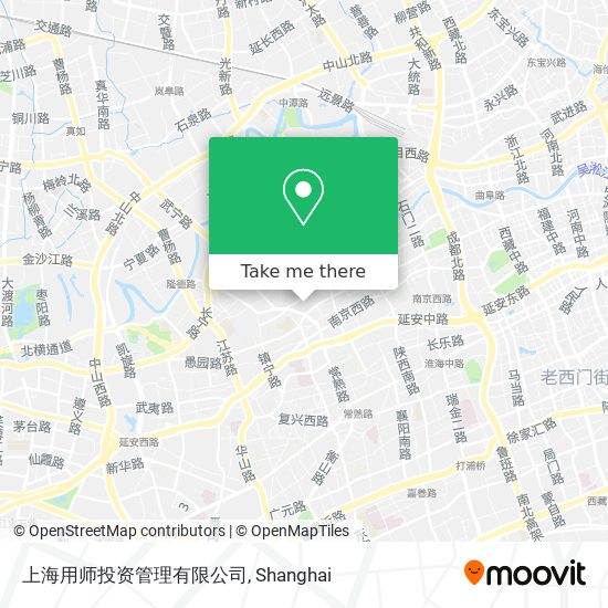 上海用师投资管理有限公司 map