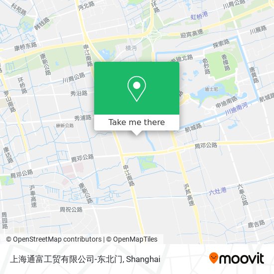 上海通富工贸有限公司-东北门 map