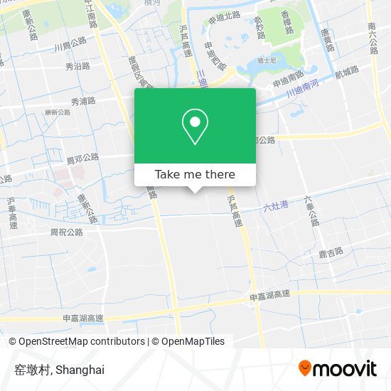 窑墩村 map