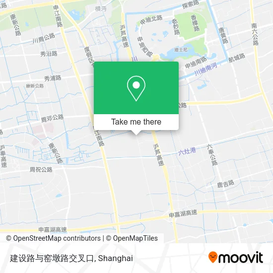 建设路与窑墩路交叉口 map