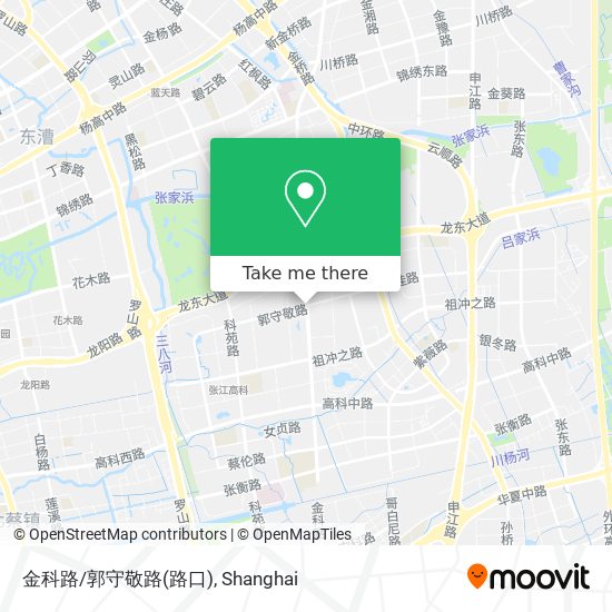 金科路/郭守敬路(路口) map
