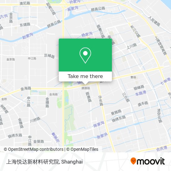 上海悦达新材料研究院 map