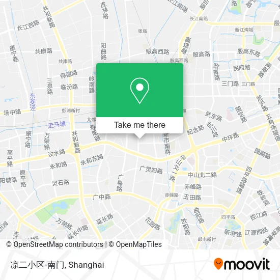 凉二小区-南门 map