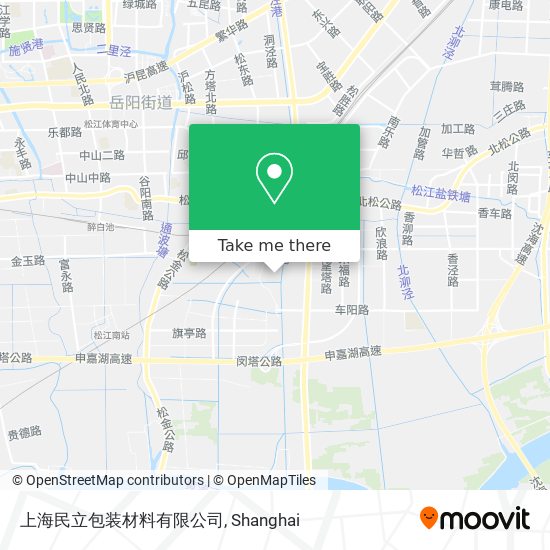 上海民立包装材料有限公司 map
