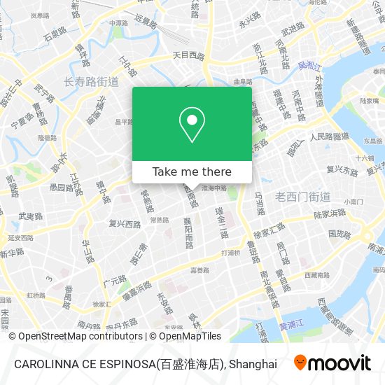 CAROLINNA CE ESPINOSA(百盛淮海店) map