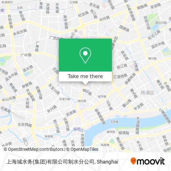 上海城水务(集团)有限公司制水分公司 map