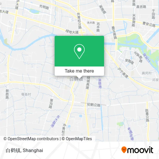 白鹤镇 map