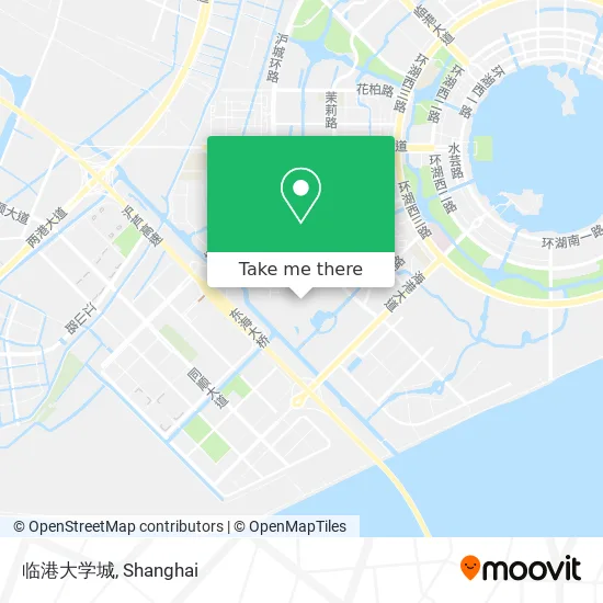 临港大学城 map